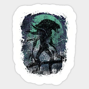 Invaders From The Deep Space Sticker